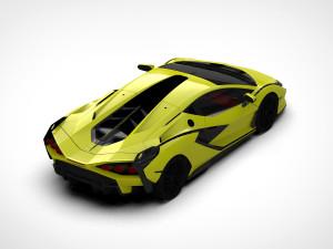 lamborghini sian 2020 3D Model