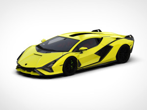 lamborghini sian 2020 3D 모델