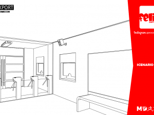 scenario school 3D मॉडल