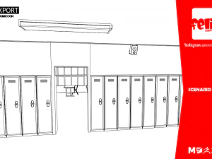 scenario school 3D Model