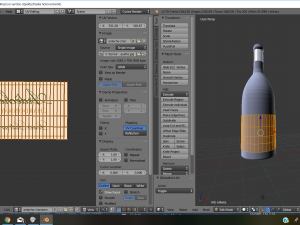 wine bottle chardonnay Model 3D