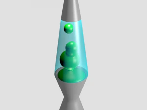 溶岩ランプ 3Dモデル