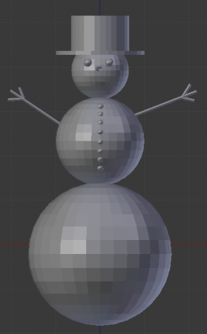 snowmen 3Dモデル .c4d .max .obj .3ds .fbx .stl .blend 
