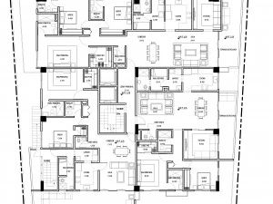 apartment building 3D Model