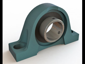 mounted ball bearing 3D 모델