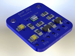 bmp280 temperaturepressure sensor 3D 모델