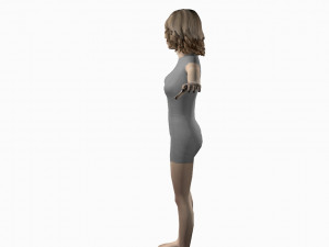 women charecter Model 3D