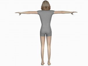 women charecter 3D Model