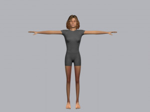women charecter Model 3D