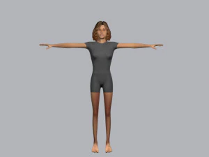women charecter 3D Model