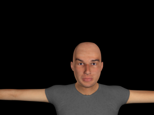 human charecter 3D Model