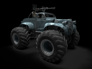 bigfoot monster truck Modèle 3D