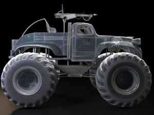 bigfoot monster truck Modèle 3D