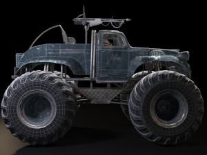bigfoot monster truck Modèle 3D