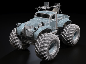 bigfoot monster truck Modèle 3D