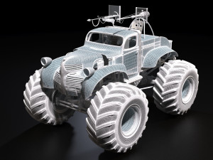 bigfoot monster truck Modèle 3D