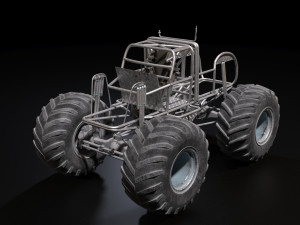 bigfoot monster truck Modèle 3D