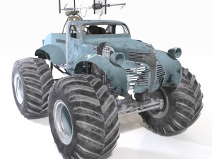 bigfoot monster truck Modèle 3D
