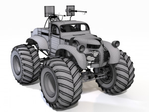 bigfoot monster truck Modèle 3D
