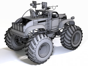 bigfoot monster truck Modèle 3D