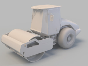 compactor jcb vm117 3D Model