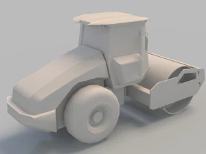 compactor jcb vm117 3D Model