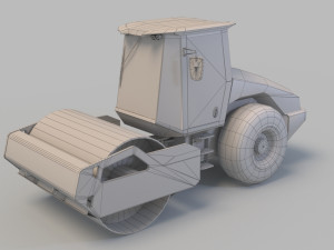 compactor jcb vm117 3D Model