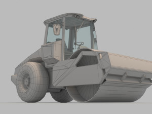 compactor jcb vm117 3D Model
