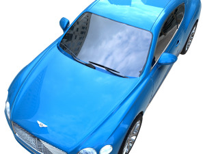 bentley continental gt 2018 3D Model