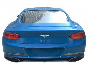 bentley continental gt 2018 3D Model