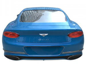 bentley continental gt 2018 3D Model