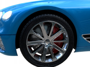 bentley continental gt 2018 3D Model