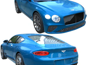 bentley continental gt 2018 3D Model