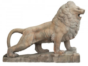 lion statue Modèle 3D