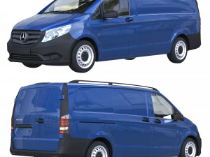 mercedes benz metris vito 2016 3D Model