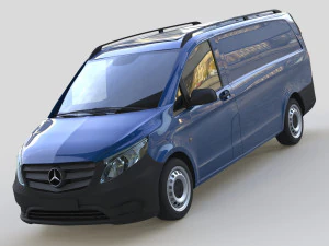 mercedes benz metris vito 2016 3D Model