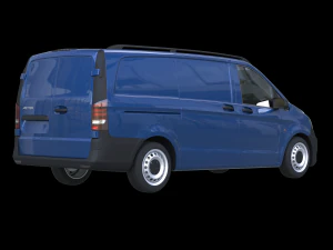 mercedes benz metris vito 2016 3D Model