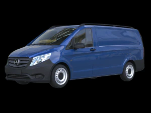 mercedes benz metris vito 2016 3D Model