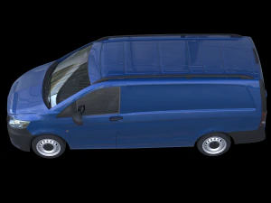 mercedes benz metris vito 2016 3D Model