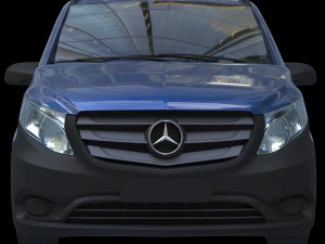 mercedes benz metris vito 2016 3D Model