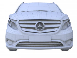mercedes benz metris vito 2016 3D Model