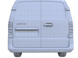 mercedes benz metris vito 2016 3D Model