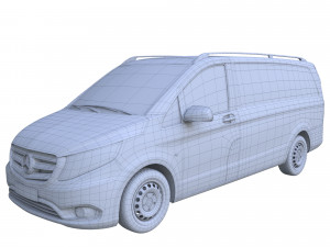 mercedes benz metris vito 2016 Modelo 3D