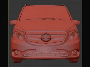 mercedes benz metris vito 2016 3D Model