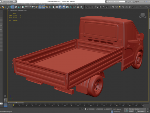 gazelle next lorry lowpoly 3D-Modell
