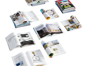 magazines set 3D-Modell