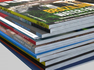 magazines set 3D Model