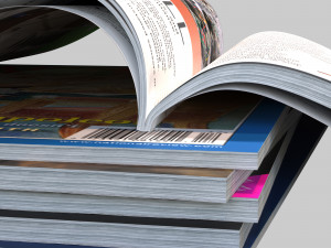 magazines set Modello 3D