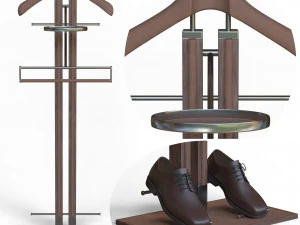 bork hq802 standing clothes rack 3D Model