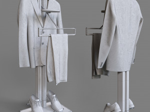 bork hq802 standing clothes rack Model 3D